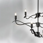 733267 Люстра RAGNO 6х40W E14 ЧЕРНЫЙ МАТОВЫЙ Lightstar
