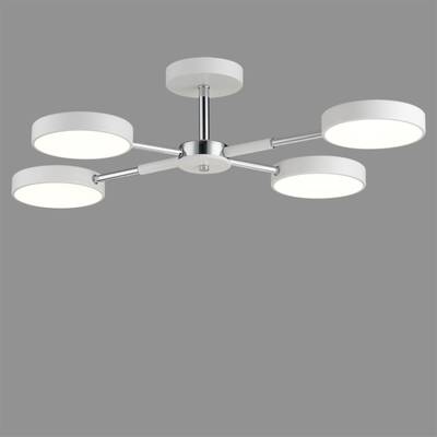 5659/72CL LEDIO LN26 351 белый, хром Люстра потолочная LED 72W  3000/4000/6000К 220V MIKA