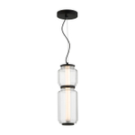 5409/20L HIGHTECH ODL_EX24 141 черный/прозрачный/металл/стекло/акрил Подвес LED 20W 3000K 1480Лм JAM