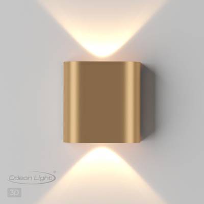4212/2WL HIGHTECH ODL21 363 золот/металл Настен.светильник IP20 LED 2W 241Лм 3000K MAGNUM