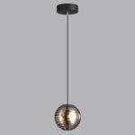 5041/12L L-VISION ODL24 425 черн./золото/дымчатый/металл/стеко Подвес LED 12W 4000К 1526Лм TRONI