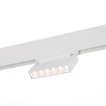 ST364.536.06 Магнитный трековый светильник белый LED 1*6W 3000K 532Lm Ra&gt;80 36° IP20 L120xW22xH108 48V