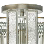 712054 Люстра AGAVE 5х40W E27 СЕРЕБРО С ПАТИНОЙ/ПРОЗРАЧНЫЙ Lightstar