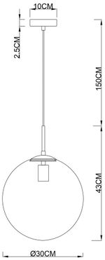 Подвесной светильник Arte Lamp VOLARE A1930SP-1CC, 1хE27