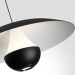 359336 OVER NT24 000 черный Светильник подвесной с механизмом регулировки высоты, провод 2м IP20 LED 4W вниз/3W вверх 760Лм 3000K 170-265V IMAN
