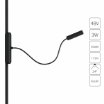 Магнитный трековый светильник Arte Lamp RAPID A6162PL-1BK, 1хLED