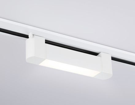 Светильник светодиодный трековый однофазный GL6724 WH белый IP20 10W 4200K 192*35*57