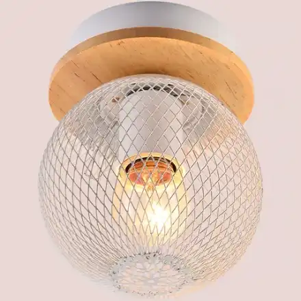 01565-3.3-01 WH+WOOD светильник потолочный Reluce, E27х1