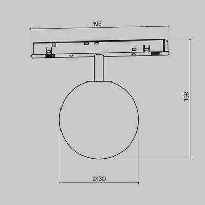 Трековый светильник Luna Exility 2700-6000K 5Вт 360° Dim Smart, TR038-4-5W3K-WW-DS-W. TM Maytoni