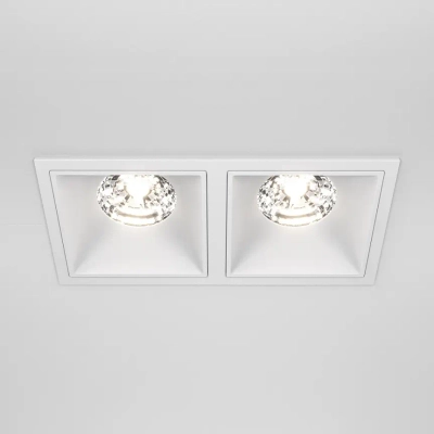 Встраиваемый светильник Alfa LED 4000K 2x15Вт 36°, DL043-02-15W4K-SQ-W. TM Maytoni