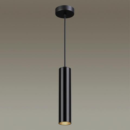 3872/1L HIGHTECH ODL19 399 черный Подвесной светильник GU10 1*50W 220V KIKO