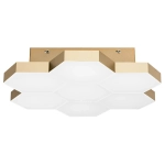 750071 Люстра потол FAVO LED-35W 1680LM Satin Gold 3000K Lightstar
