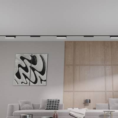 359070 DRIVE NT23 182 черный Драйвер для накладного шинопровода (арт.135193-135196) IP20 200W 48V SMAL