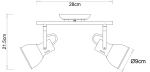 Спот Arte Lamp JOVI A1677PL-2GO, 2хE14