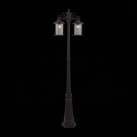 SL080.425.02 Светильник уличный наземный ST-Luce Темный кофе/Прозрачный, Темный кофе E27 2*100W