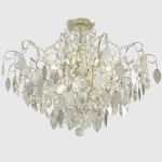 Светильник потолочный Crystal Lux ESMIRALDA PL9 SILVER 0524/109