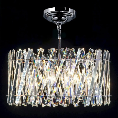 Citilux Ингвар CL334261 Люстра подвесная хрустальная Хром