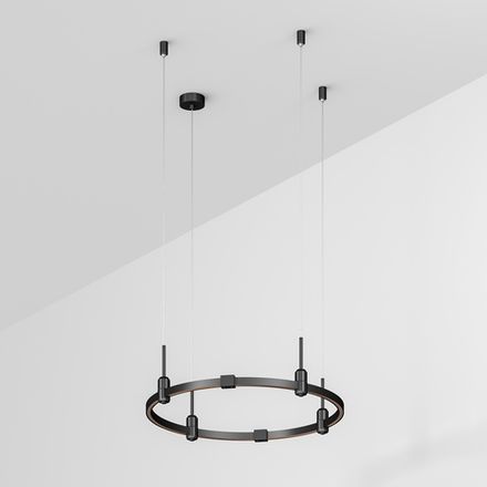 Основание ART-APRIORI-ROUND-HANG-R600 (BK) (Arlight, IP20 Металл, 3 года)