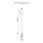 Подвесной светильник Sensual Gold FL1171-1P, LED