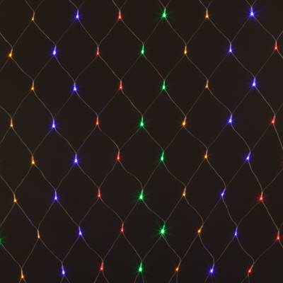 Новогодняя гирлянда сеть мульти 1,5*1,5м IP20 300-001 мульти