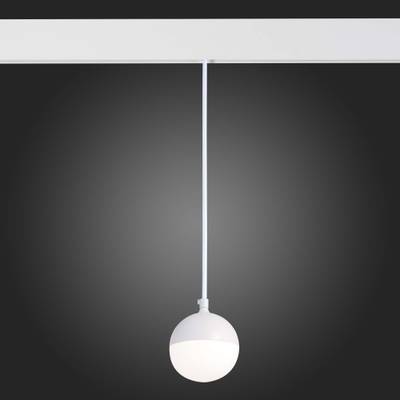 ST358.543.07 Магнитный трековый светильник подвесной белый LED 1*7W 4000K 520Lm Ra&gt;80 120° IP20 D90xH90 48V