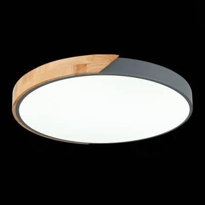 SLE200972-01 Светильник потолочный Серый, Светлое дерево/Белый LED 1*45W 3000K/4000K/6000K