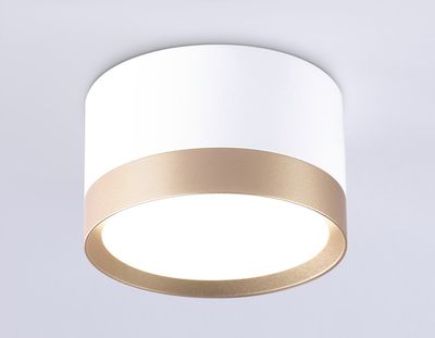 Накладной точечный светильник GX53 TN52355 WH/GD белый/золото GX53 max 12W D82*50