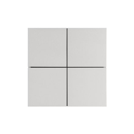 INTELLIGENT ARLIGHT Кнопочная панель KNX-304-23-IN Silver (BUS, Frameless) (IARL, IP20 Металл, 2 года)