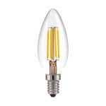 Филаментная светодиодная лампа "Свеча" C35 9W 4200K E14 (CW35 прозрачный) BLE1426