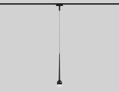 Светильник светодиодный трековый для шинопровода Magnetic Ultra Slim GV1644 BK черный IP20 9W 4200K 48V D75*1500