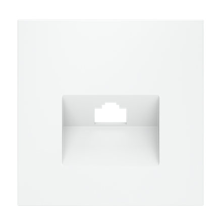 VLS001302 Накладка для розетки компьютерной RJ45 кат.6, S70 (белый матовый). (ТМ Maytoni)