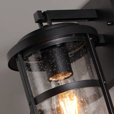 4964/1W NATURE ODL22 737 черный/стекло Ландшафтный настен.светильник E27 1*60W IP44 MAGUS