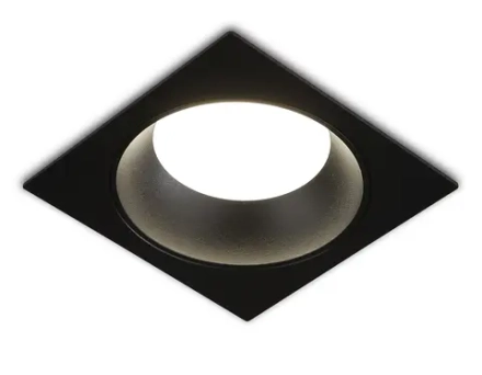 Светильник встраиваемый TN52339 SBK черный песок GX53 max 12W 115*115*25