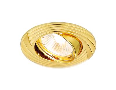 Встраиваемый точечный светильник 722 GD золото MR16