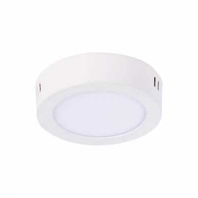 ST112.542.06 Светильник настенно-потолочный Белый LED 1*6W 4000K 370Lm Ra80 120° IP20 D110xH28 90-265V