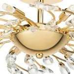 791182 Люстра потолочная ISABELLE 8х40W G9 ЗОЛОТО