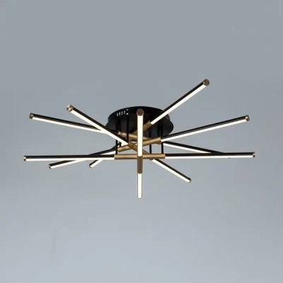 Потолочная люстра Arte Lamp FERNANDO A2199PL-6BK, 1хLED