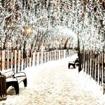 Светодиодная гирлянда ARD-EDGE-CLASSIC-2400x600-WHITE-88LED-PULSE Warm (230V, 6W) (Ardecoled, IP65)