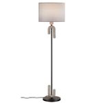 5410/1FA MODERN ODL_EX24 169 черный матовый/серый /металл/полирезин/ткань Торшер E27 1*60W BAGEL