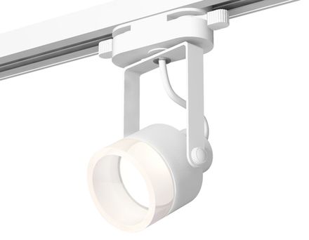 Комплект трекового однофазного светильника XT6601085 WH/FR белый/белый матовый MR16 GU10 (C6601, N6248)