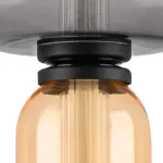 737527 Люстра EMISFERO 8W LED 250LM G ЧЕРНЫЙ/ПРОЗРАЧНЫЙ+ЯНТАРЬ 3000K Lightstar