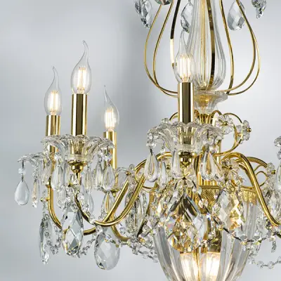 790112 Люстра SCHON 11х60W E14 Gold Lightstar