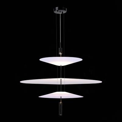 SL6101.423.01 Люстра подвесная ST-Luce Черный/Белый LED 1*15W 3000K