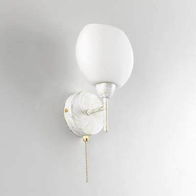 Citilux Флорида CL148310 Бра с выключателем Белое с патиной