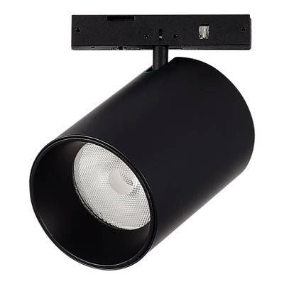 ST671.436.09 Магнитный трековый светильник Черный LED 1*9W 3000K 500Lm Ra&gt;90 36° IP20 D45xH63 24V