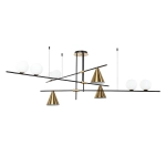 Люстра на штанге Arte Lamp JACOB A7029PL-9BK, 3хE27