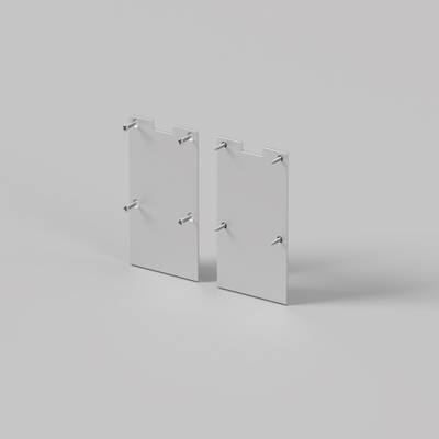 Комплект заглушек (для профиля 35×66) 2 шт., ALM-3566-EC 642079. TM Maytoni