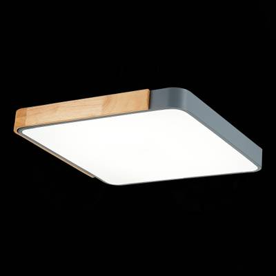 SLE201272-01 Светильник потолочный Серый, Светлое дерево/Белый LED 1*42W 3000K/4000K/6000K