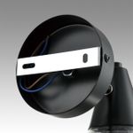 6595/1W MODERNI LN25 183 черный/прозрачный, металл/стекло Бра E27 1*60W 220V CORNE