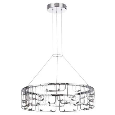 7059/44L HIGHTECH ODL26 287 светильник нерж/сталь хром IP20 LED 44W 3960Лм 3000K 220V ZAHA